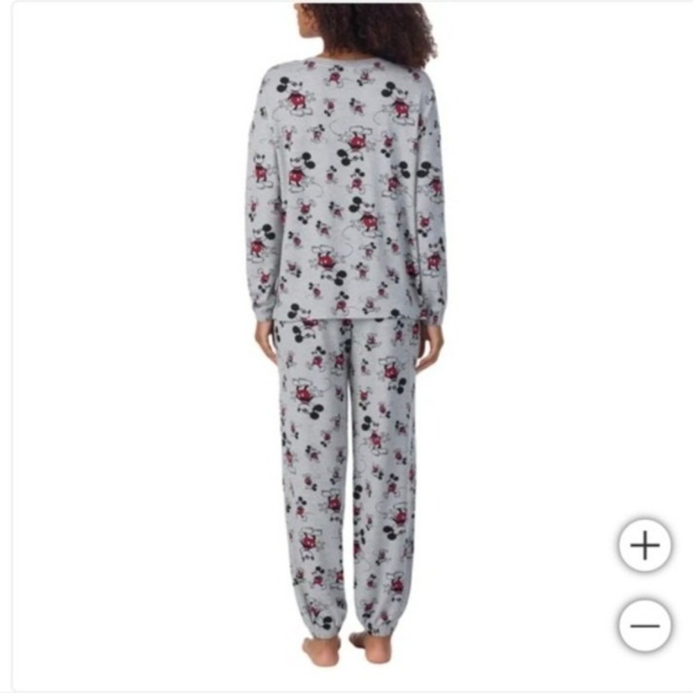 New Disney Mickey Mouse Women's Lounge Sleepwear Pajama Set 2-Piece Medium 8-10 - Picture 4 of 6